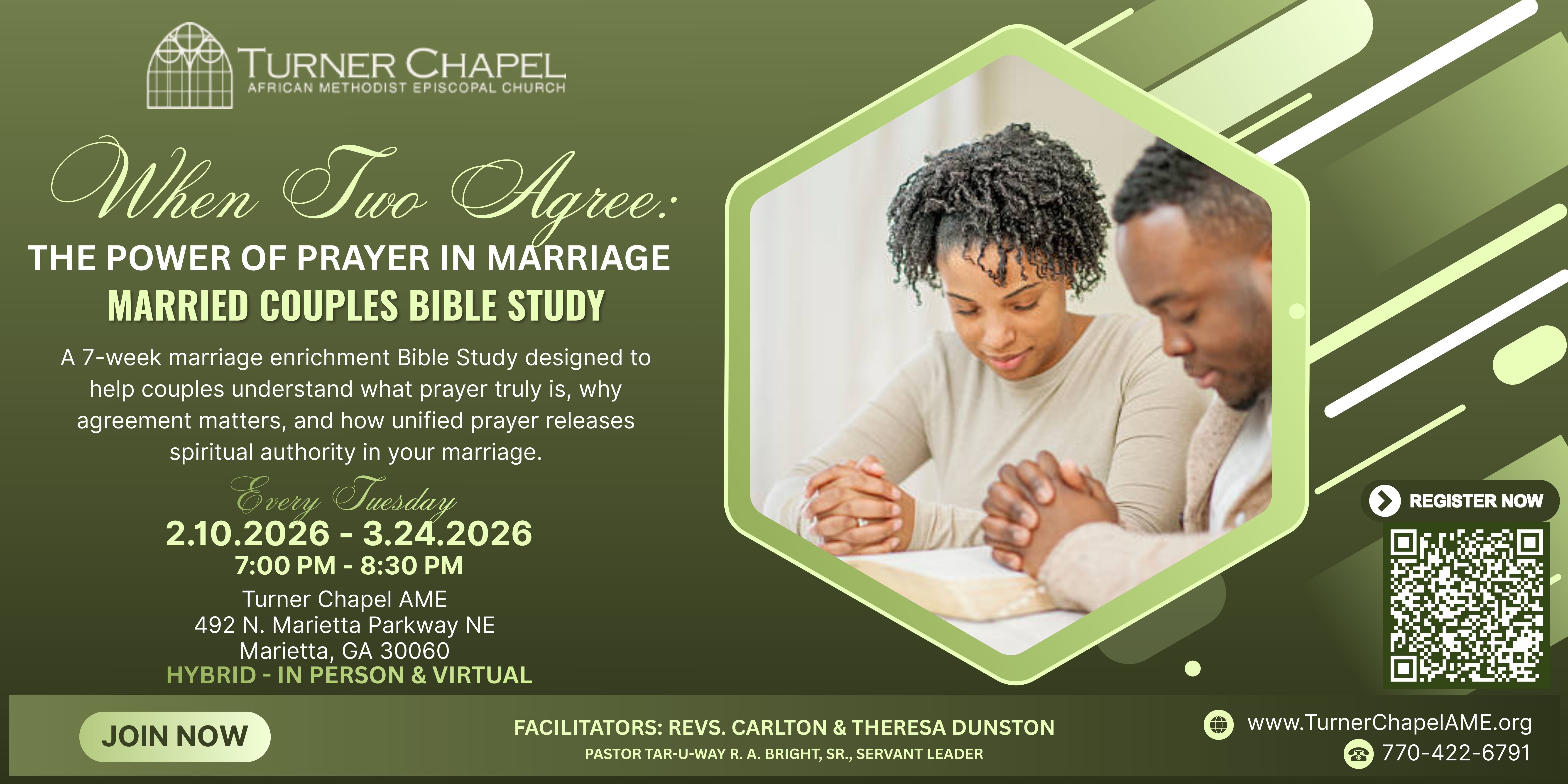 When Two Agree - Married Couples Bible Study